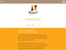 Tablet Screenshot of magalmoveis.com.br